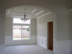 Custom Home Remodeling vaulted dining room ceiling
