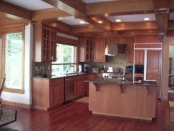 Custom Home Remodeling kitchen and dining area